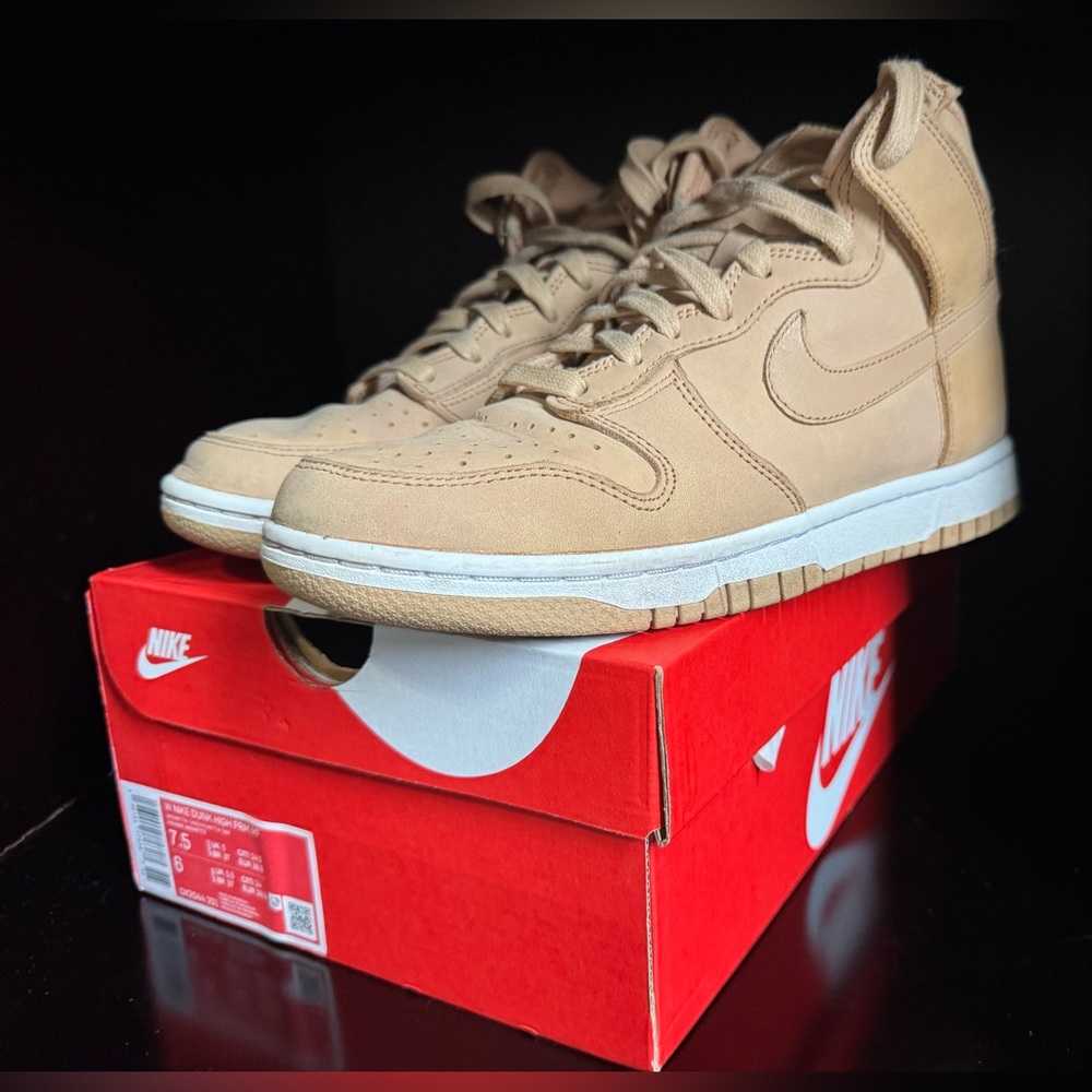 Nike Dunk High Premium MF "Vachetta Tan" - Size 7.5 Women’s/6 Men’s